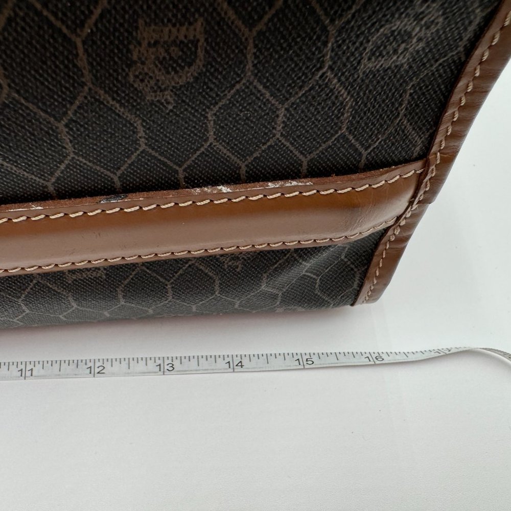 Christian Dior-Authentic- Vintage Tote Bag Honeycomb Pattern - Picture 11 of 13
